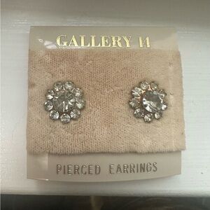 Vintage 50’s Gallery 14 Sparkling Rhinestone Earrings with Posts